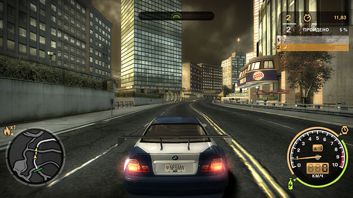 Need for Speed: Most Wanted Рекомендовані налаштування